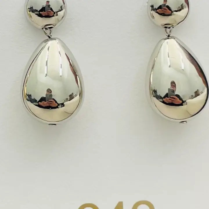 3D Teardrop Dangle