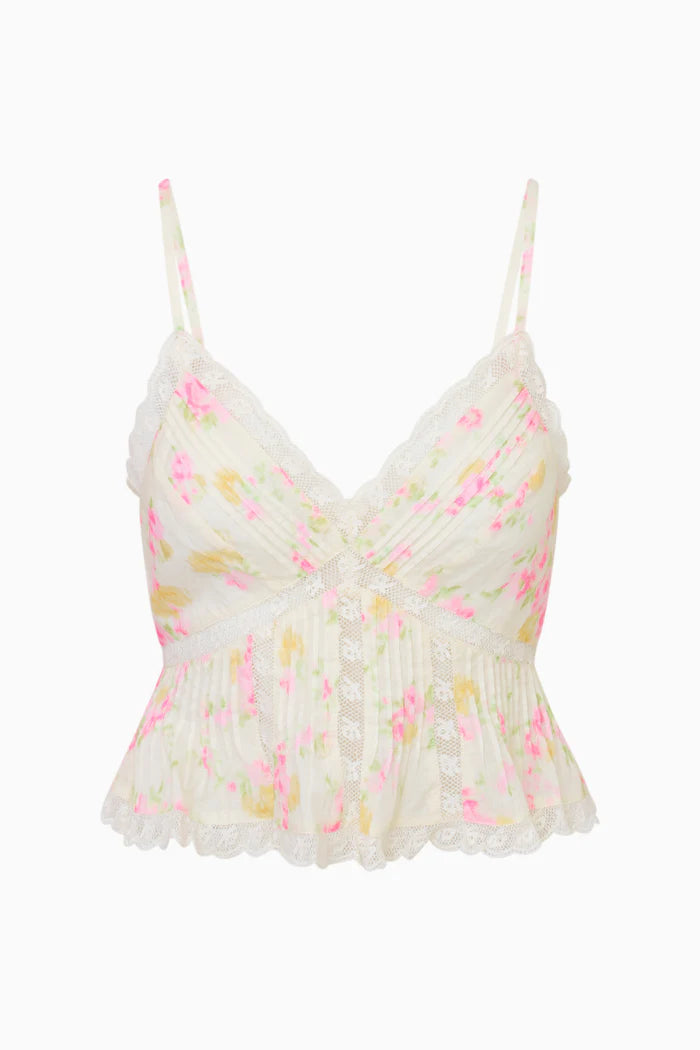 Elsette Cotton Floral Top