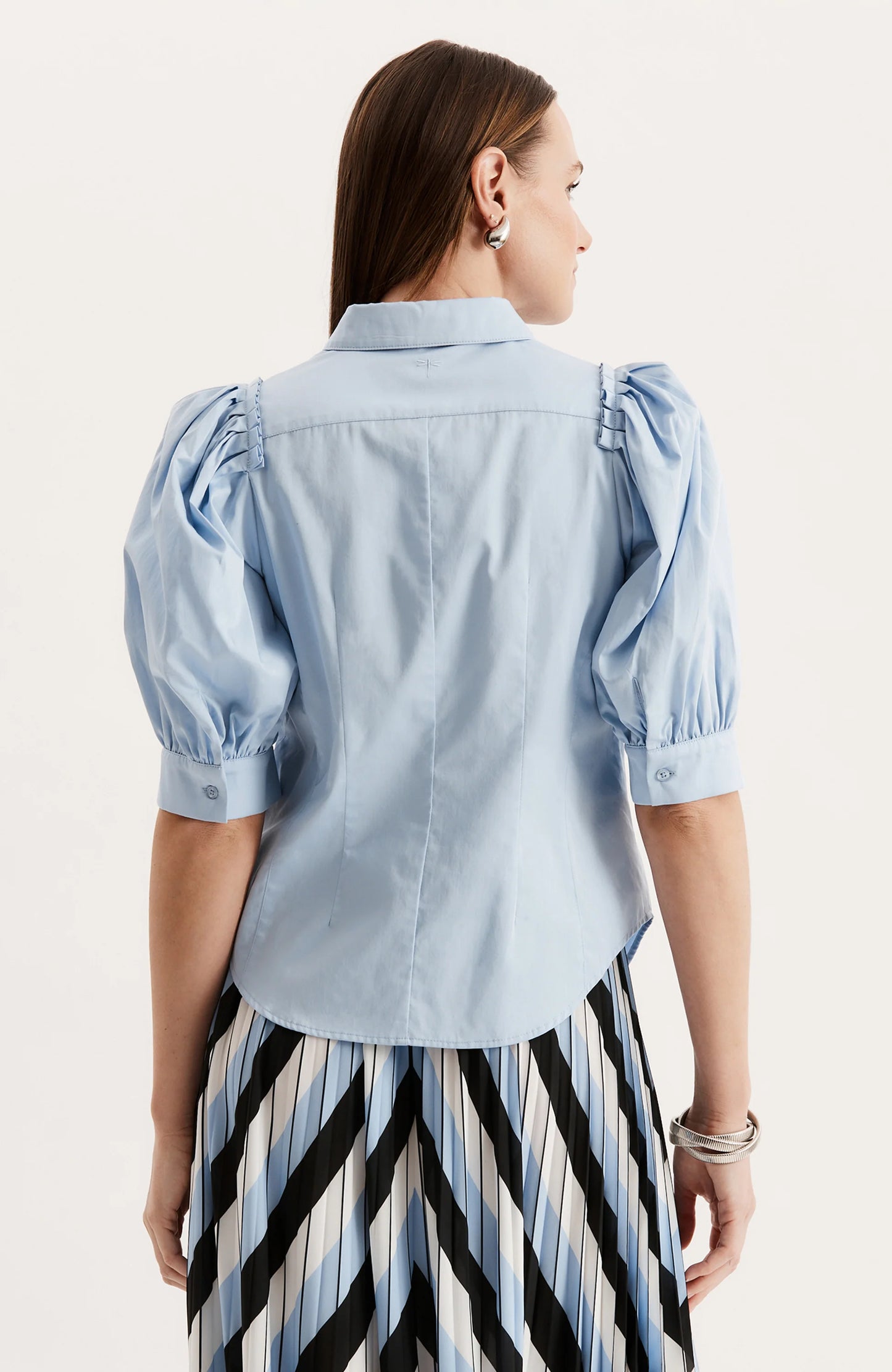 Dana Pleated Shoulder Shirt