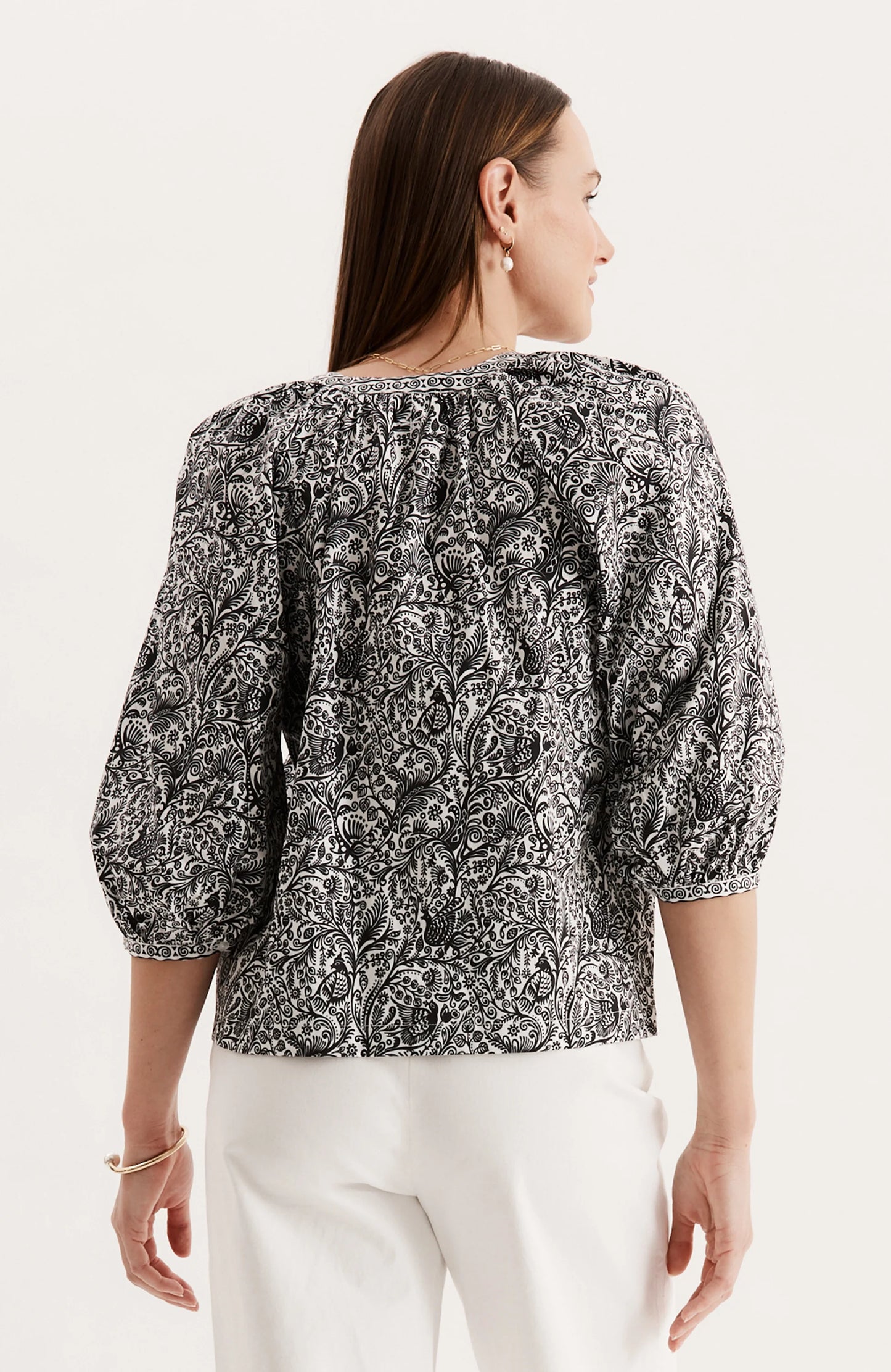 Harper Cotton Tropical Top