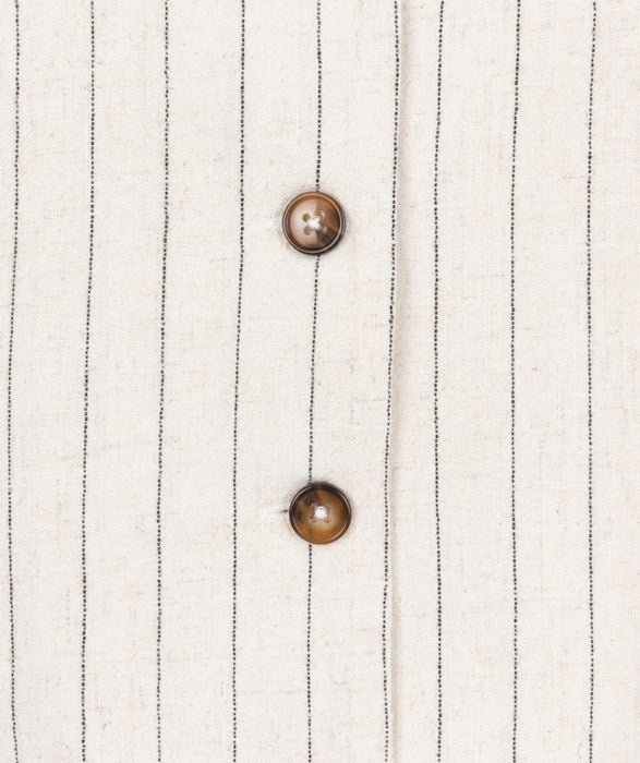 Gilet Linen Stripe