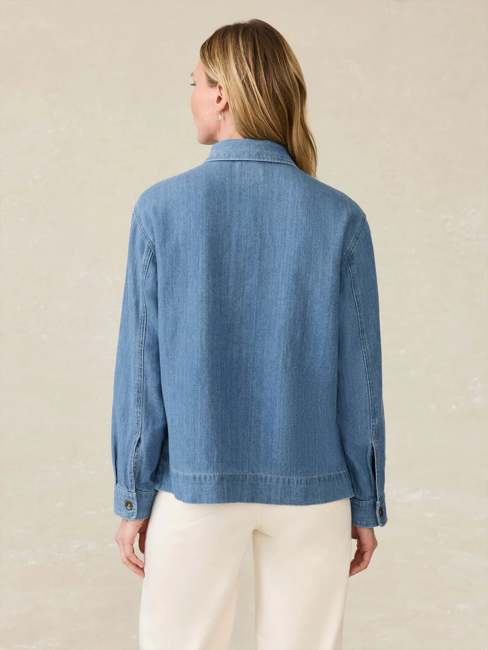 Linen Denim Oceanview Top