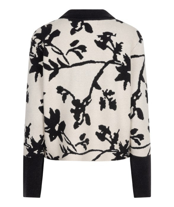 Cardigan Short 2Tone Jacquard