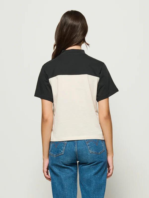Yvette Mock Neck Tee