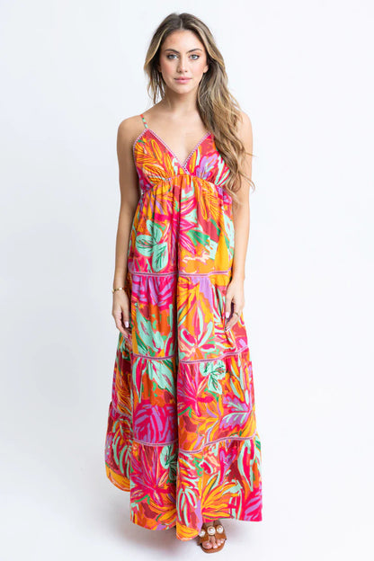 Halter Tier Maxi Dress