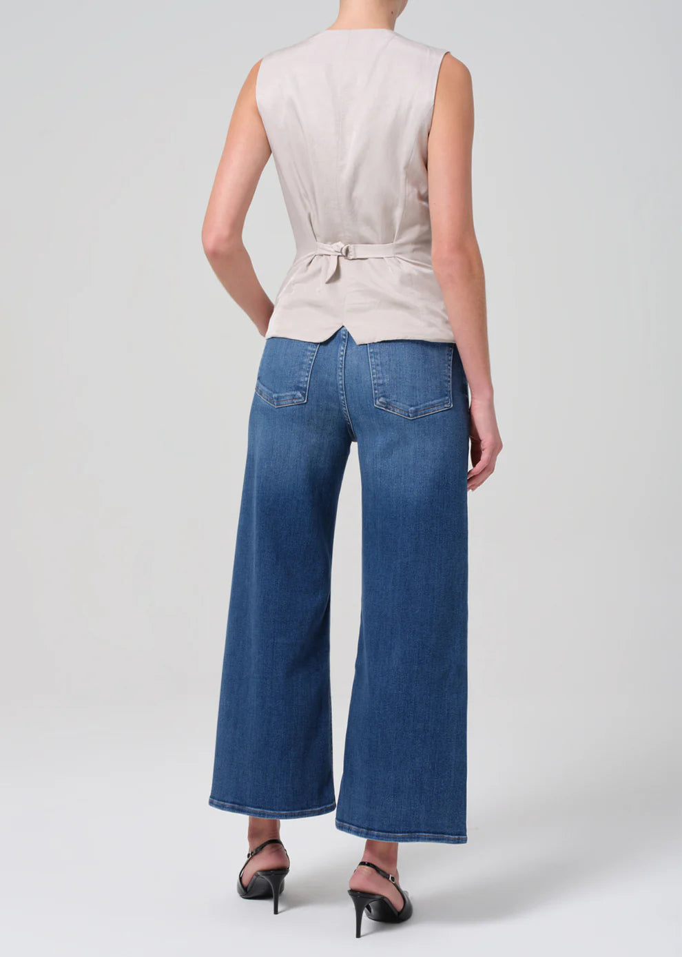 Lyra Wide Leg Crop In Ambry