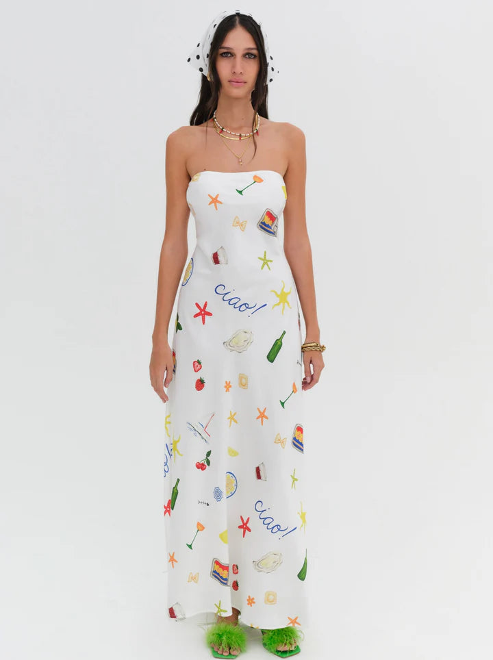 Carla Strapless Maxi Dress