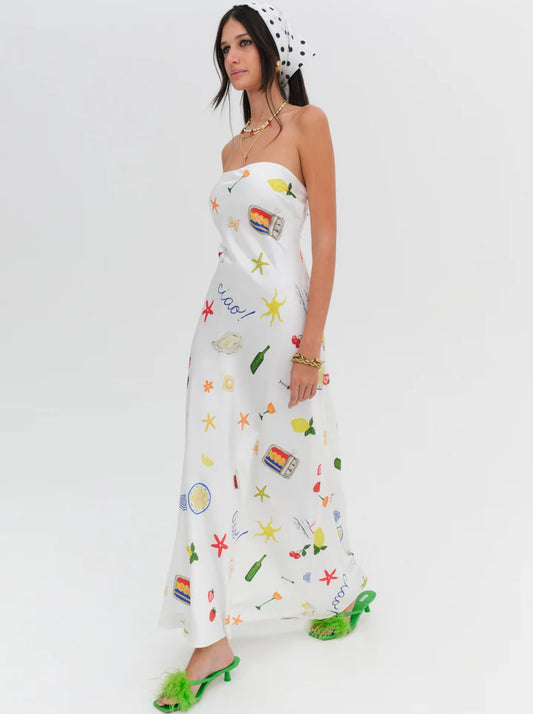 Carla Strapless Maxi Dress