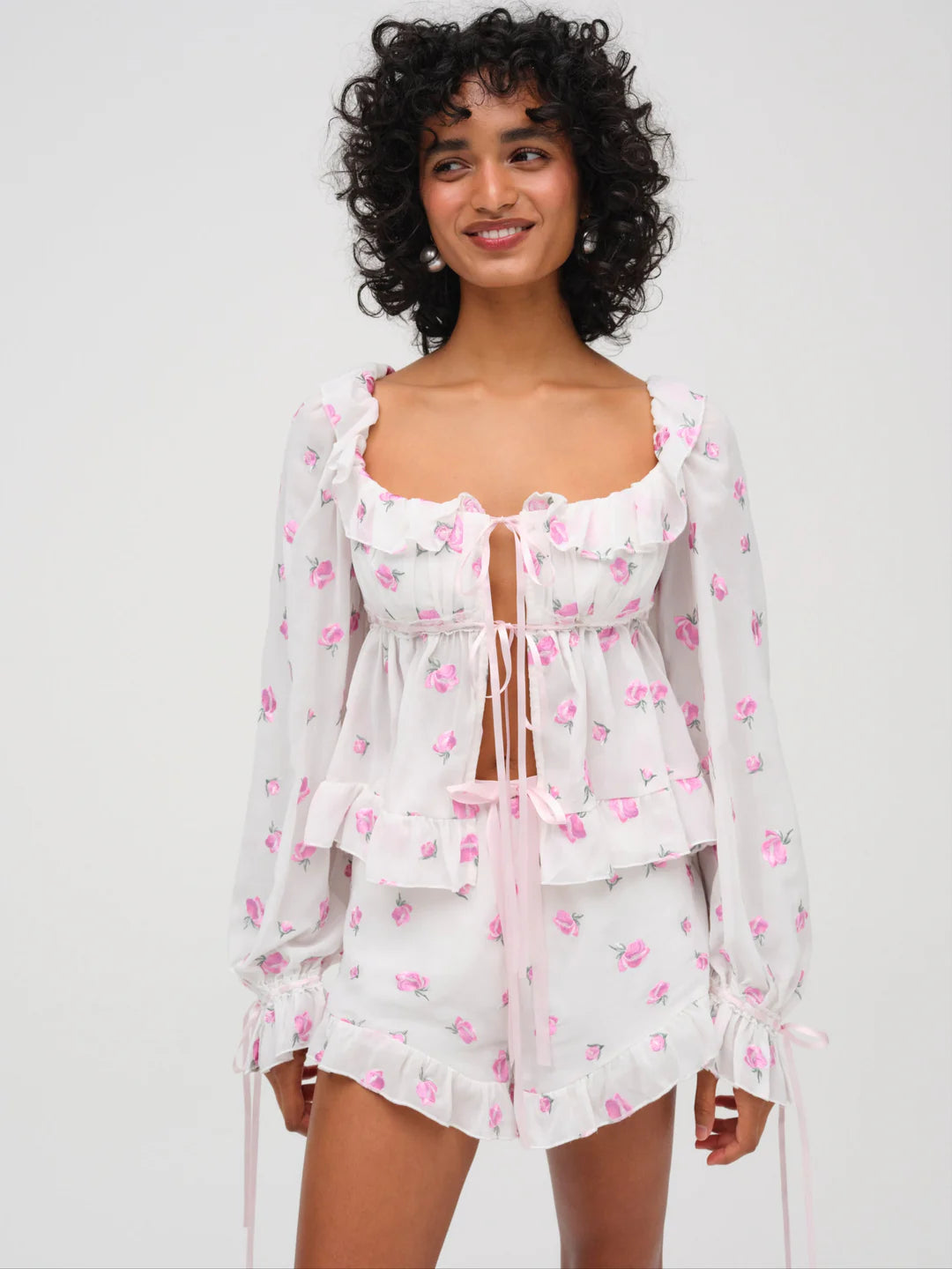 Fiona Floral Top
