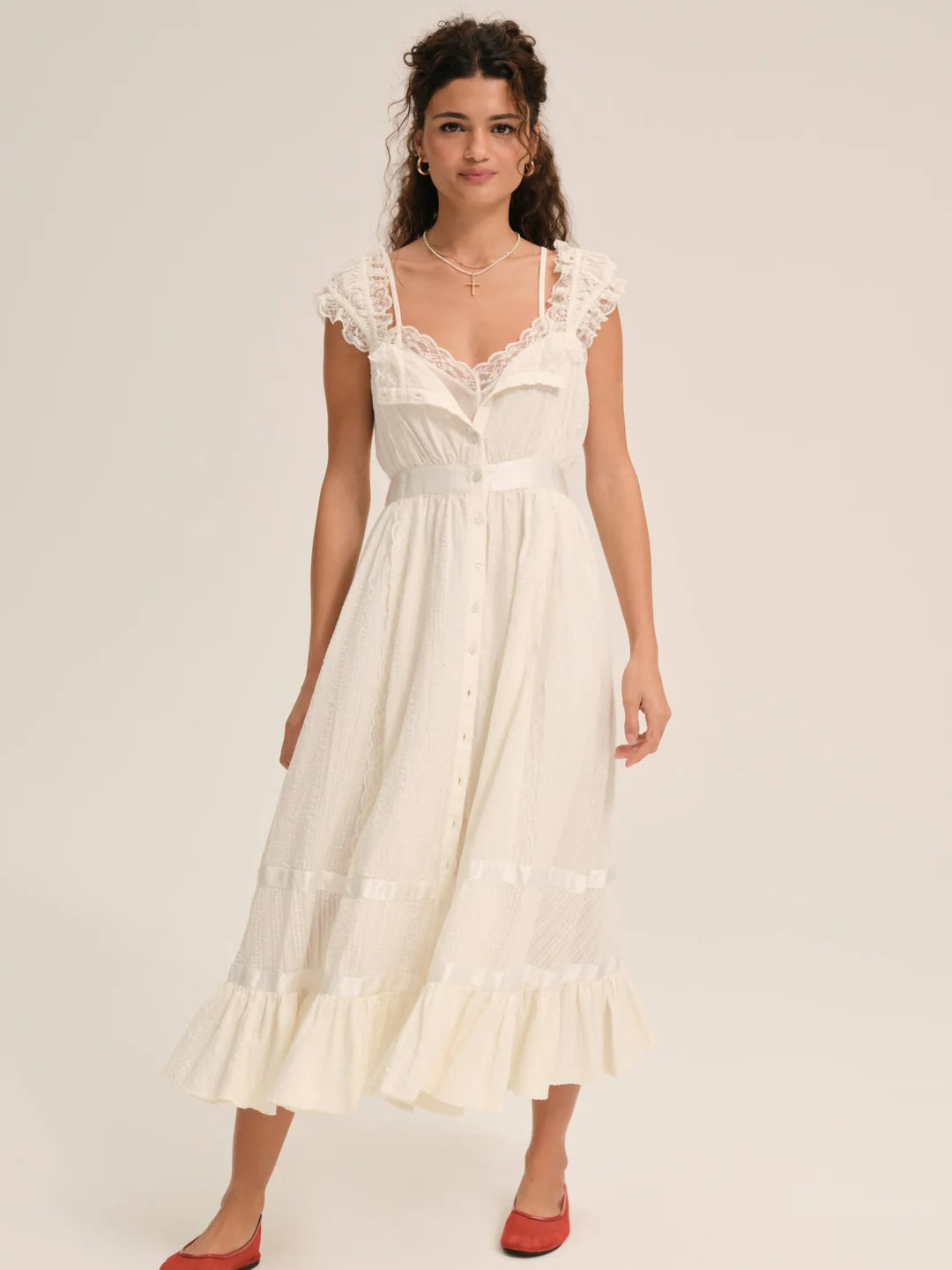 knee length dresses for ladies White Boho Lace Dress – Strapless Spaghetti Strap Summer Maxi Dress – Boho  Beach Hut