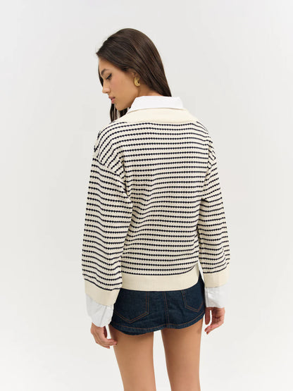 Regatta Stripe Knit Sweater