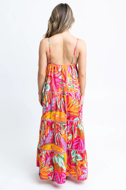 Halter Tier Maxi Dress