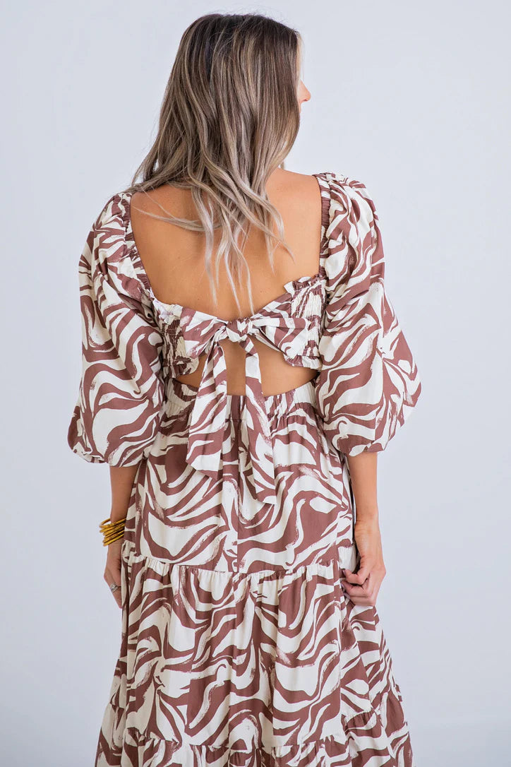Poplin Smock Maxi Dress