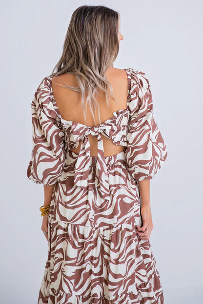 Poplin Smock Maxi Dress