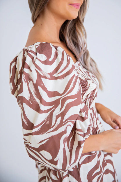 Poplin Smock Maxi Dress