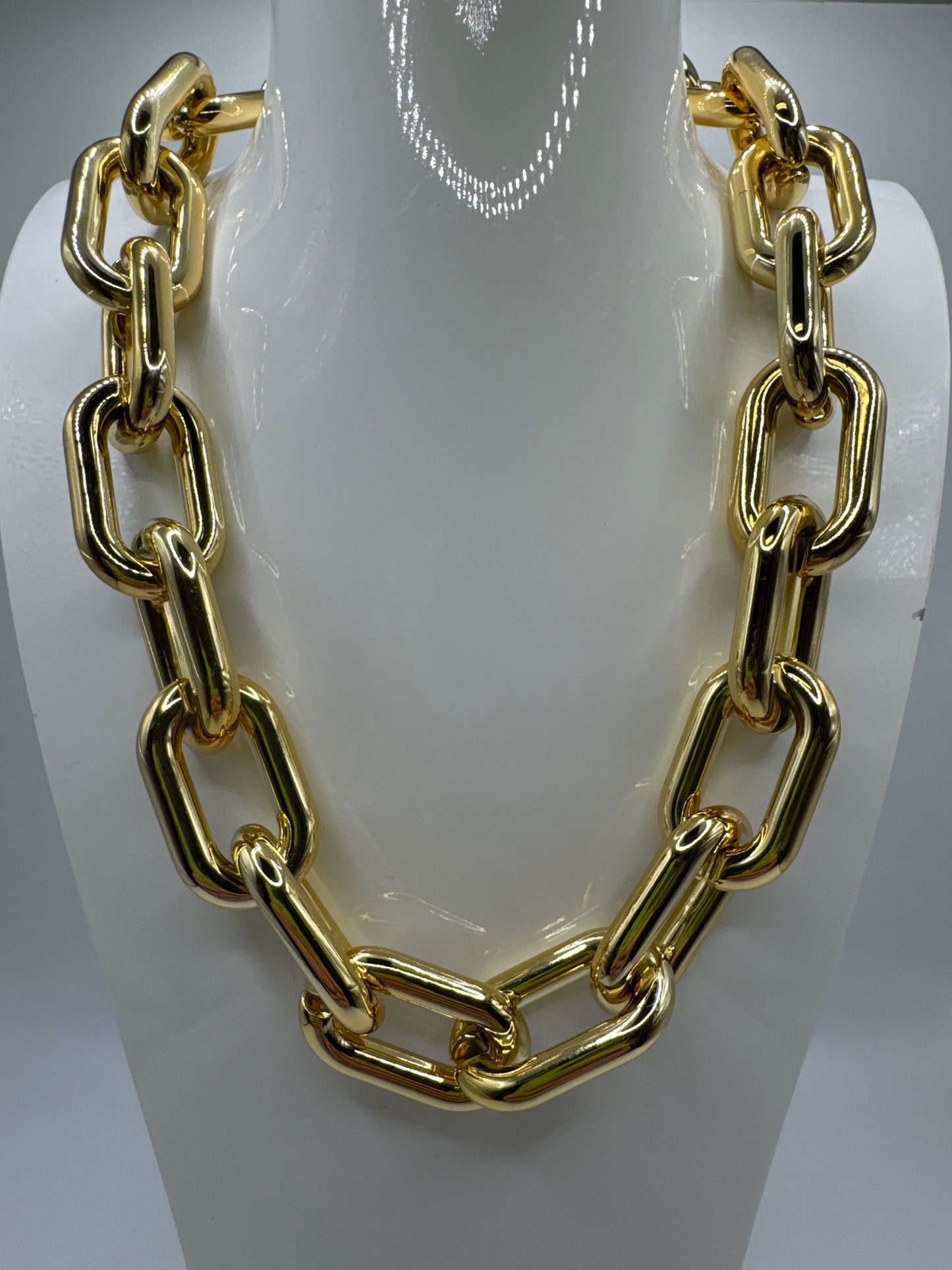 Ultralight Link Necklace-Gold