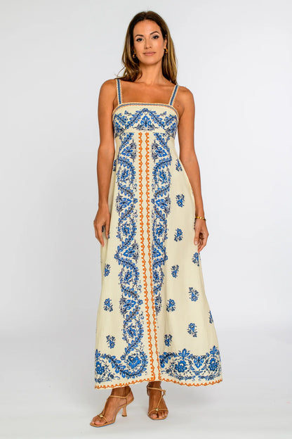 Annalisa Dress in Handkerchief Ivory