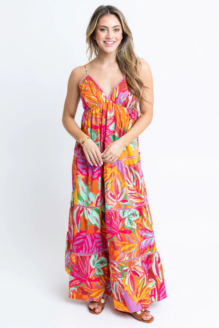 Halter Tier Maxi Dress
