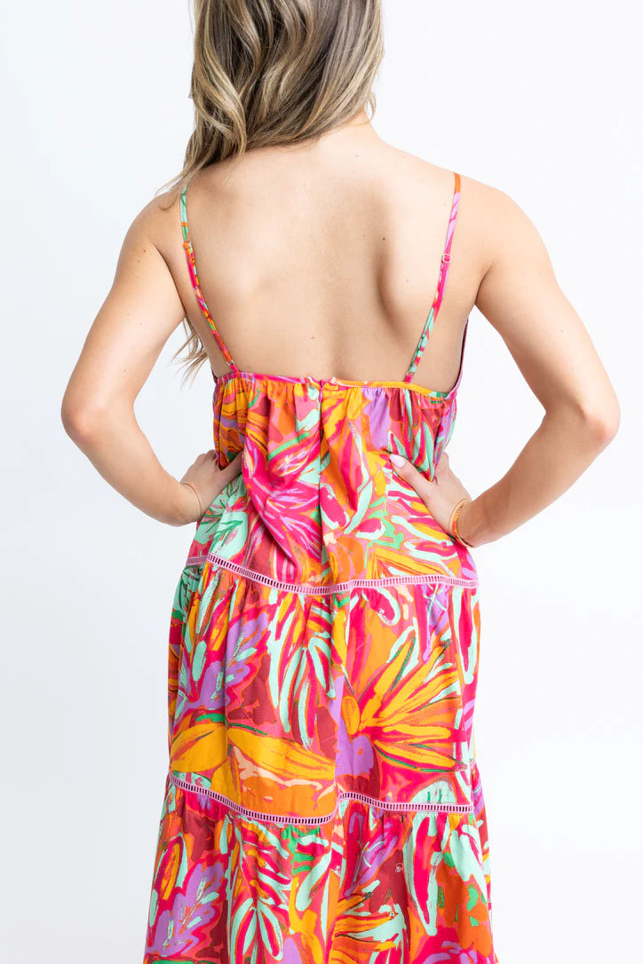 Halter Tier Maxi Dress