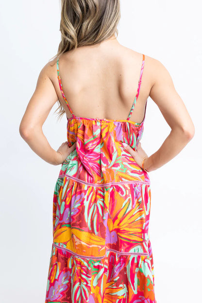 Halter Tier Maxi Dress