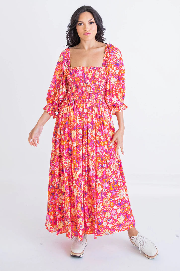 Smock Maxi Dress