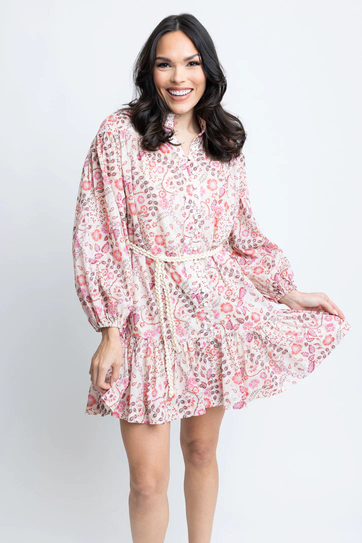 Floral Paris Button Down Dress