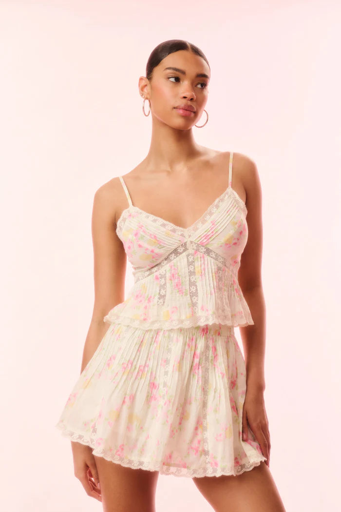 Elsette Cotton Floral Top