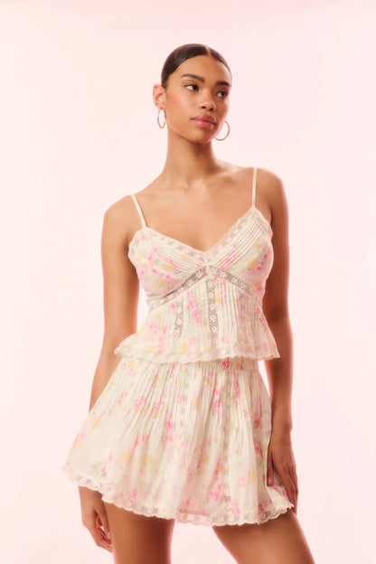 Elsette Cotton Floral Top