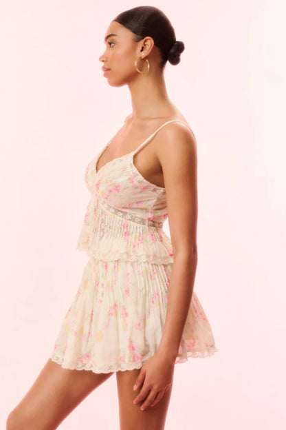 Elsette Cotton Floral Top