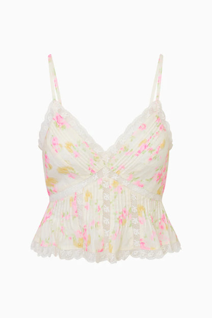 Elsette Cotton Floral Top