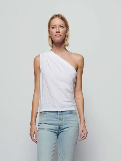 Emberly One Shoulder Pleated