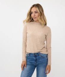 Solid Jacquard Sweater