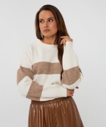 Sweater Striped Melange