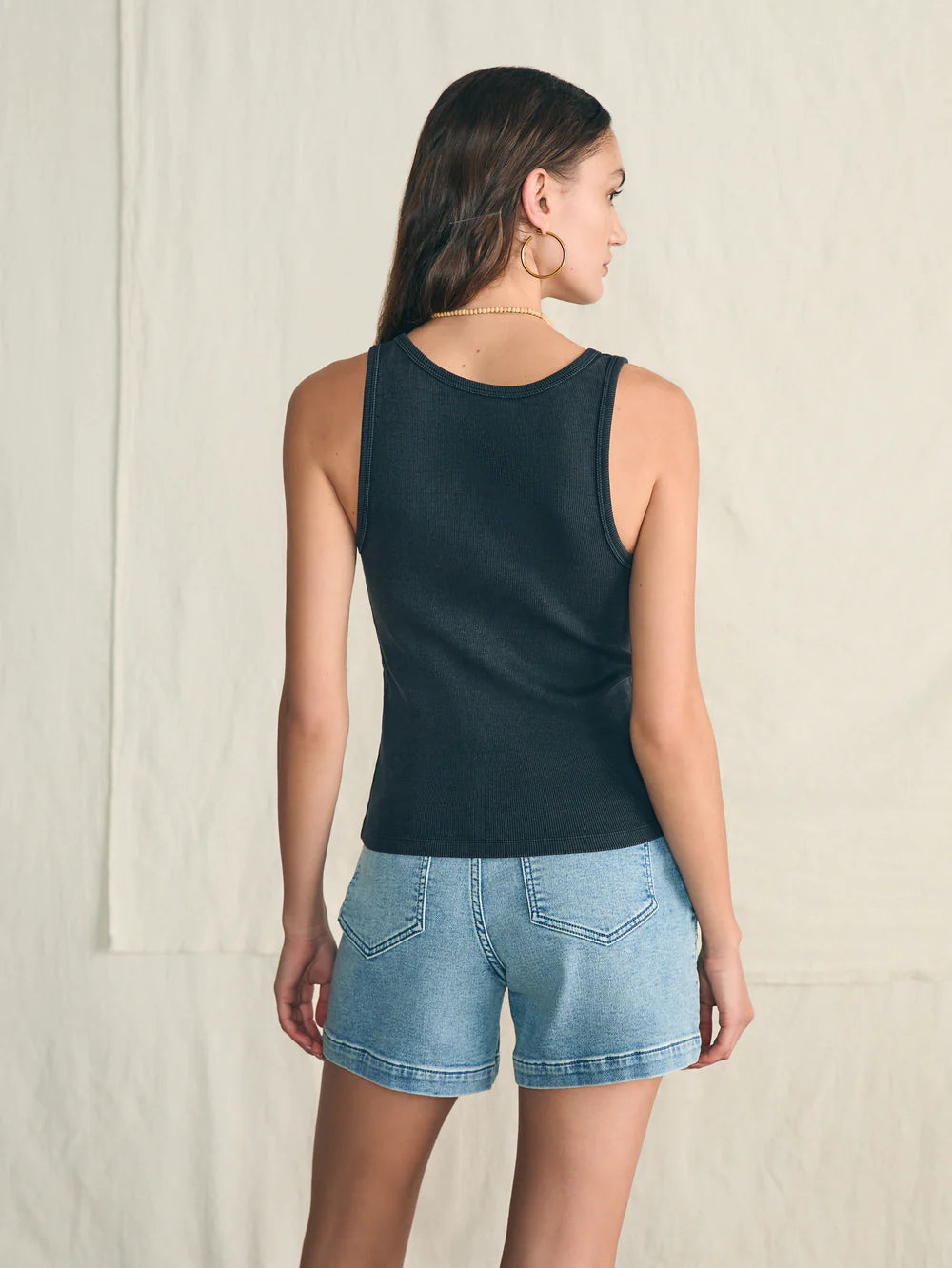 Sunwashed Rib Tank