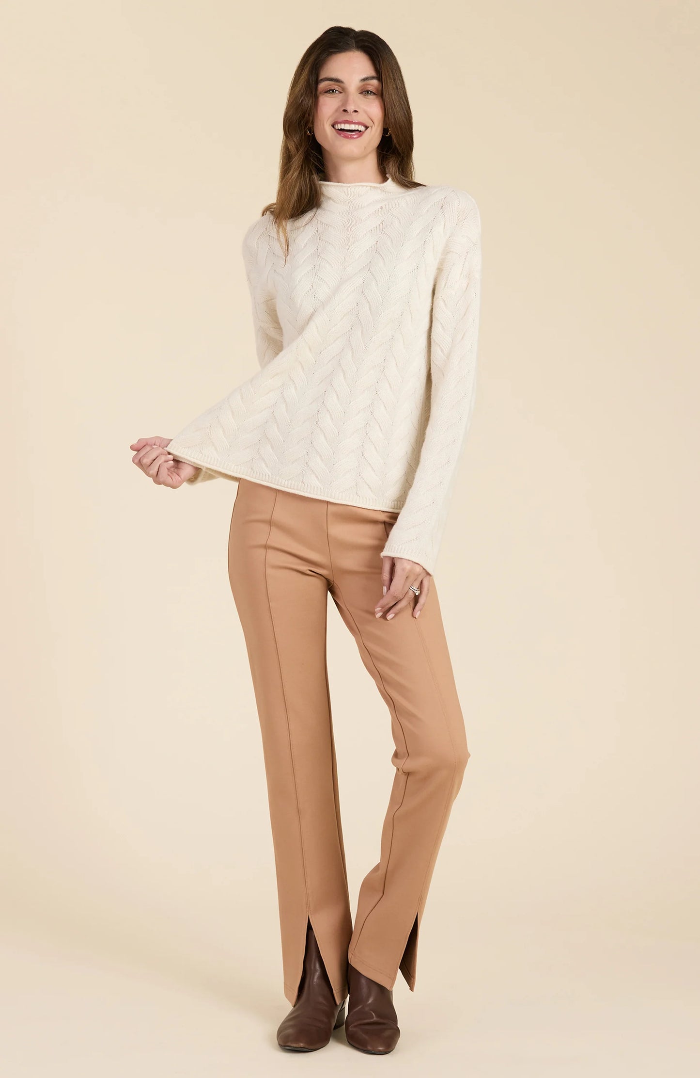 Cashmere Basketweave Sweater