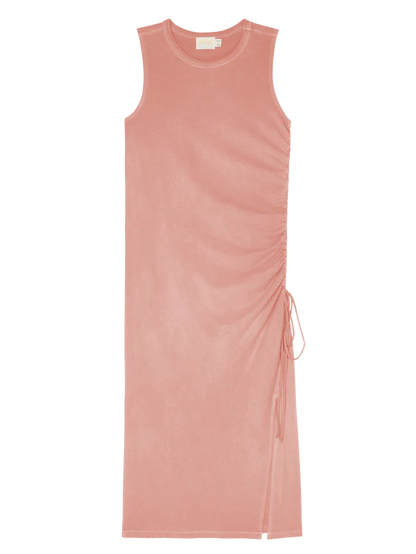 Iris Crewneck Dress W/Ruched