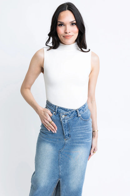 Denim Maxi Skirt