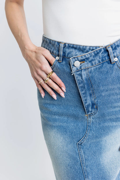 Denim Maxi Skirt