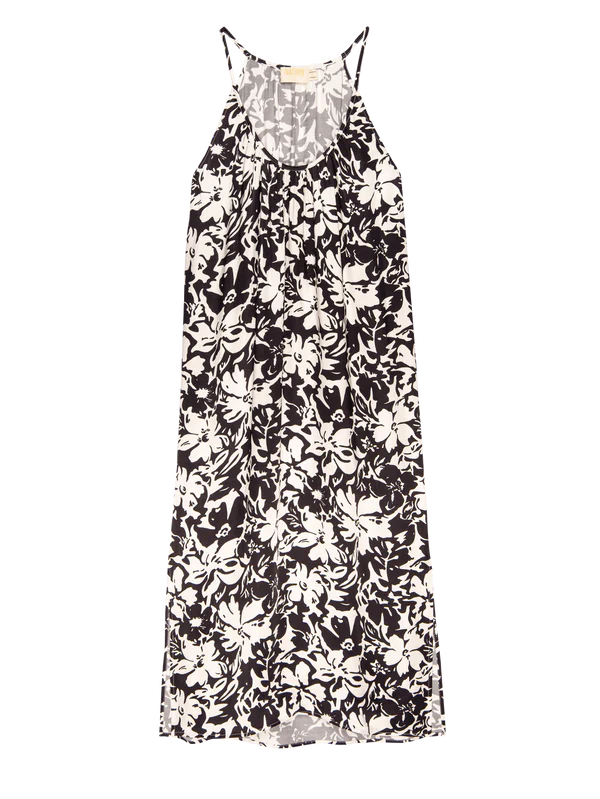Liliana Printed U-Neck Ruched