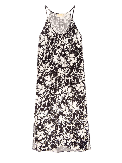 Liliana Printed U-Neck Ruched