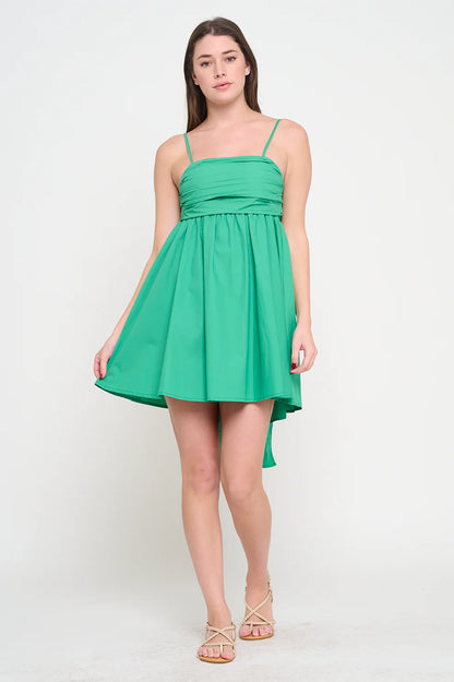 Cycladic Leaf Short Dress