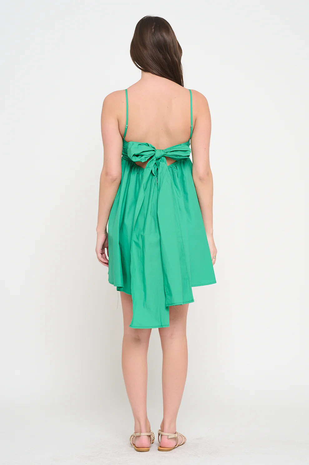 Cycladic Leaf Short Dress