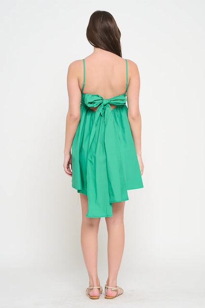 Cycladic Leaf Short Dress