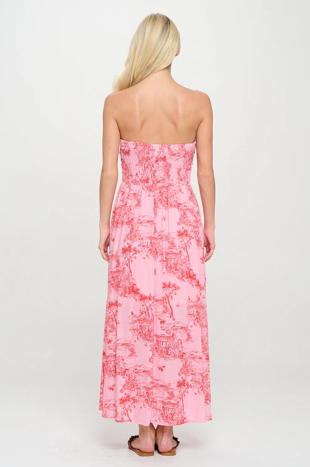 Sunset Cottage Tube Maxi Dress