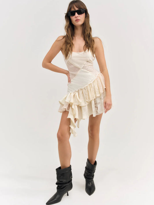 Paulina Patchwork Mini Dress