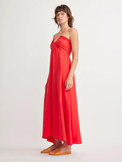 Katya U Ring Halter Dress