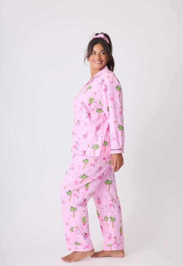 Flamingo Flannel PJ Set