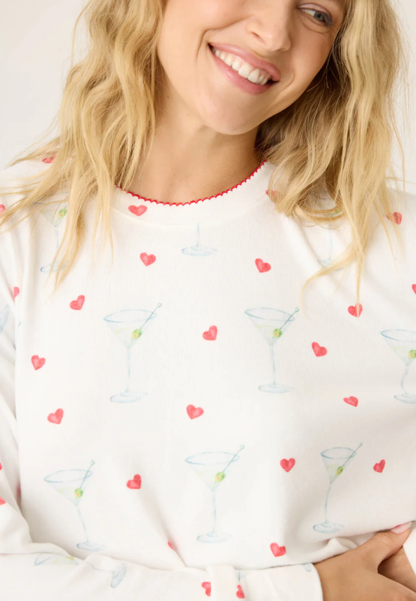 Holiday Happy Hour Long Sleeve Top