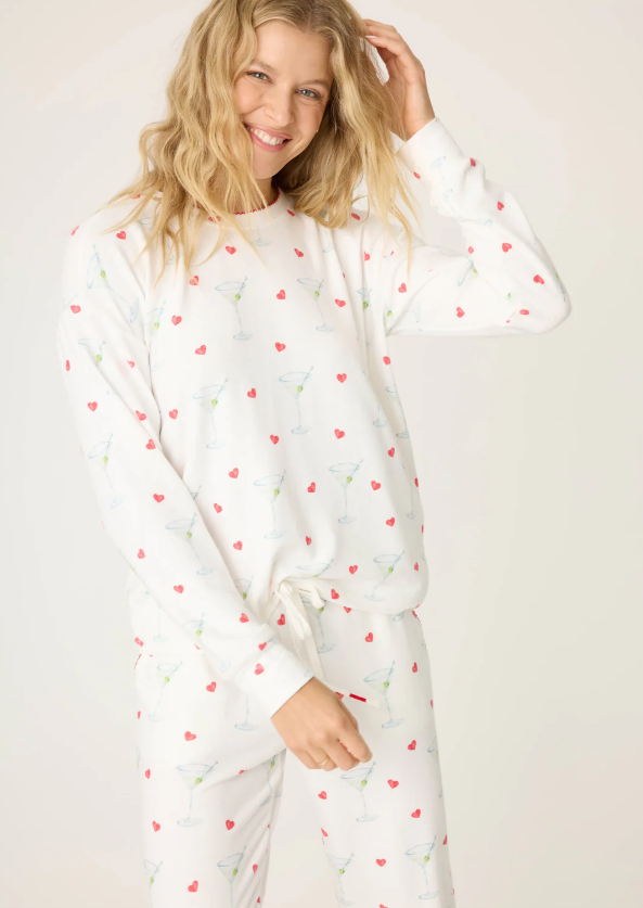 Holiday Happy Hour Long Sleeve Top