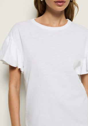 Camille Ruffle Sleeve Top